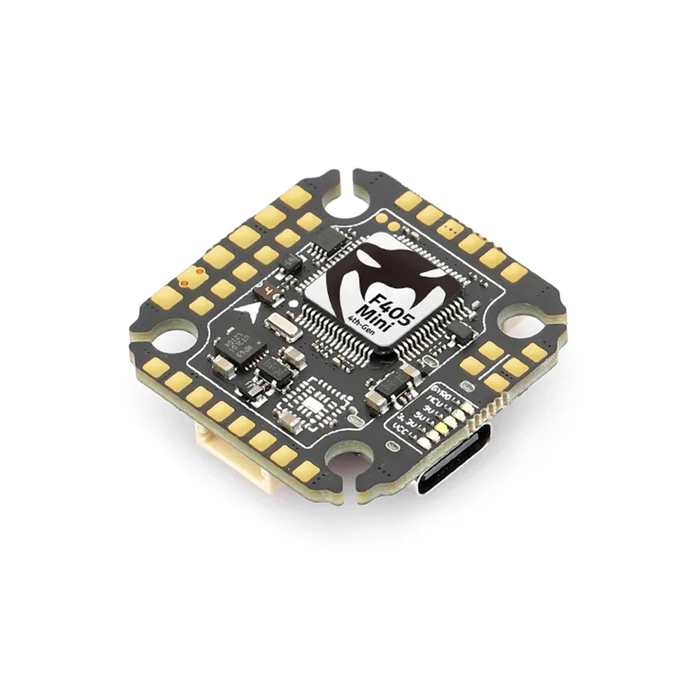 

Контроллер полета MAMBA MK4 F405 MINI 6S 20 мм * 20 мм ICM42688P с выходом BEC 5 В 9 В для гоночных дронов RC FPV