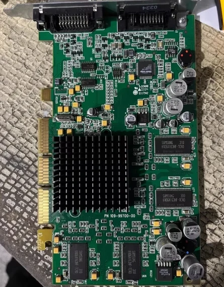 

For Apple Graphics Card 109-99700-00 Spot Real Shot AGP Graphics Card