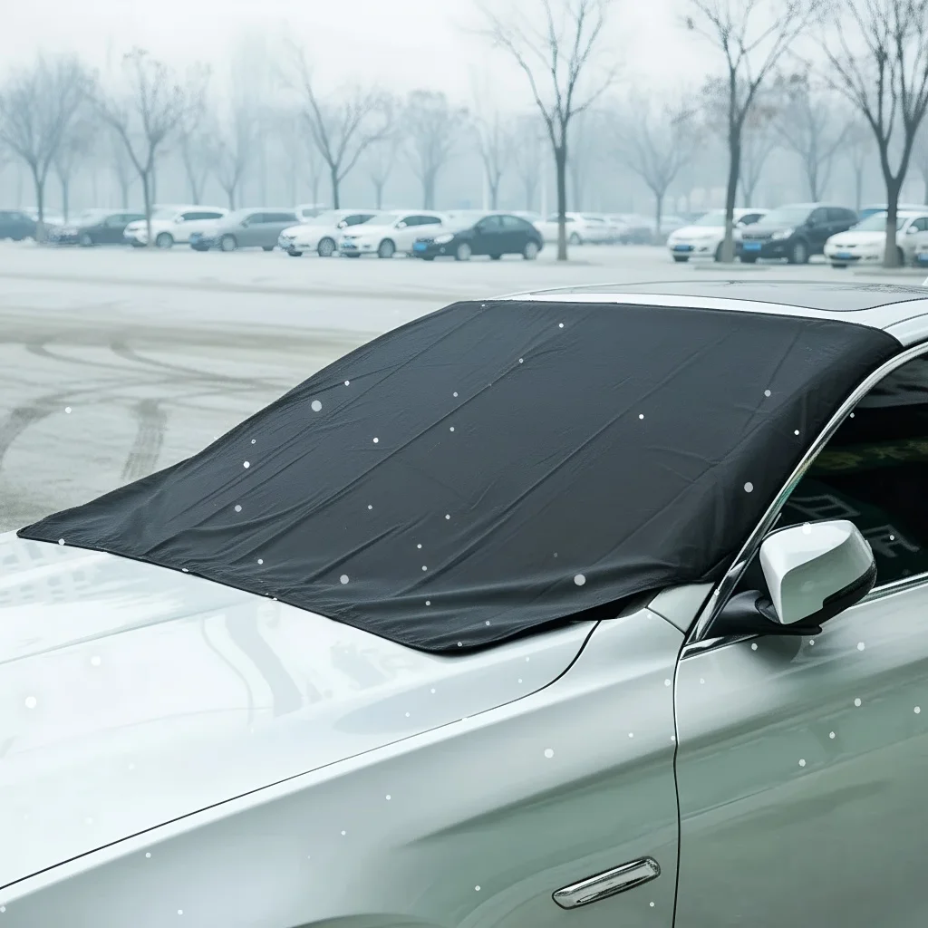 

Sunshade Cover Car Windshield Snow Sun Shade Waterproof Protector Automobile Magnetic Cover Car Front Windscreen Cover