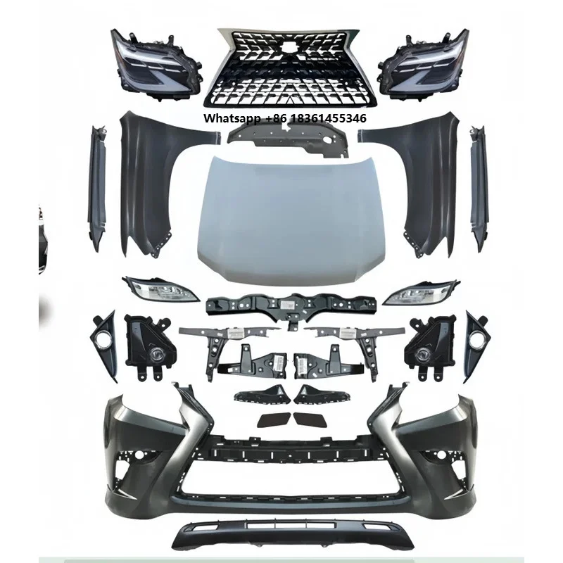 

For GX460 Of Models 10-15 And 2016, Including Front And Rear Bumpers, Grille Hood Suitable For The Exterior Upgrade Kits