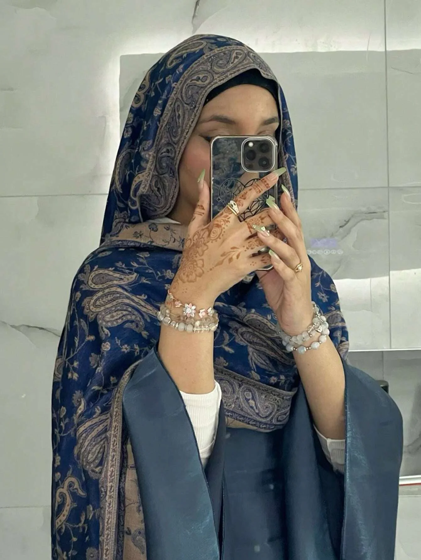 بوهيميا الباشمينا الحجاب وشاح طويل مسلم شال كشمير أنثى فولارد لينة عمامة أشرطة رأس للنساء عقال العلامة التجارية الفاخرة