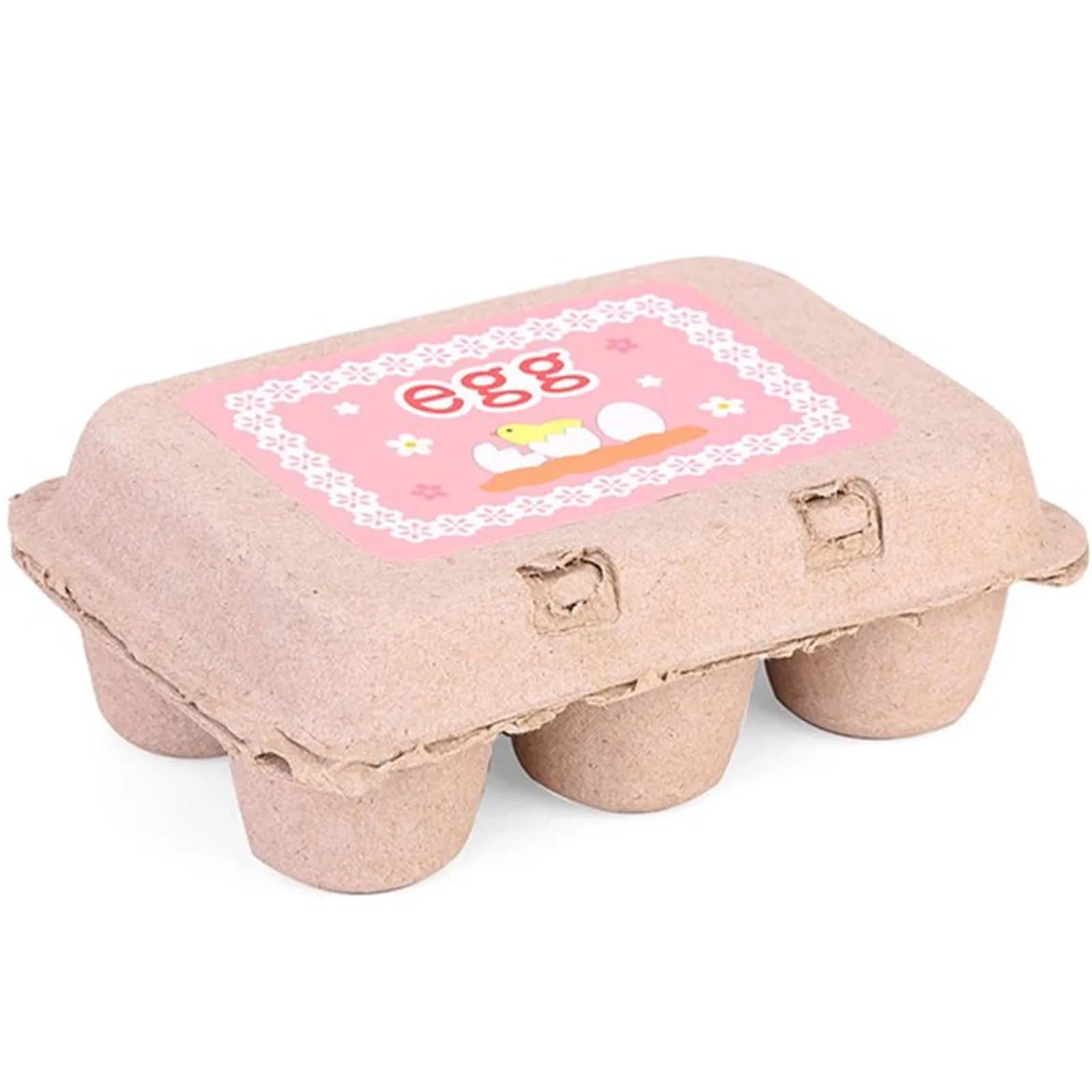 

6PCS Realistic Eggs Toys Wooden Food Toy Educational Learning With Storage Box Creative Birthday Gift Toys For Kids Childen Gift