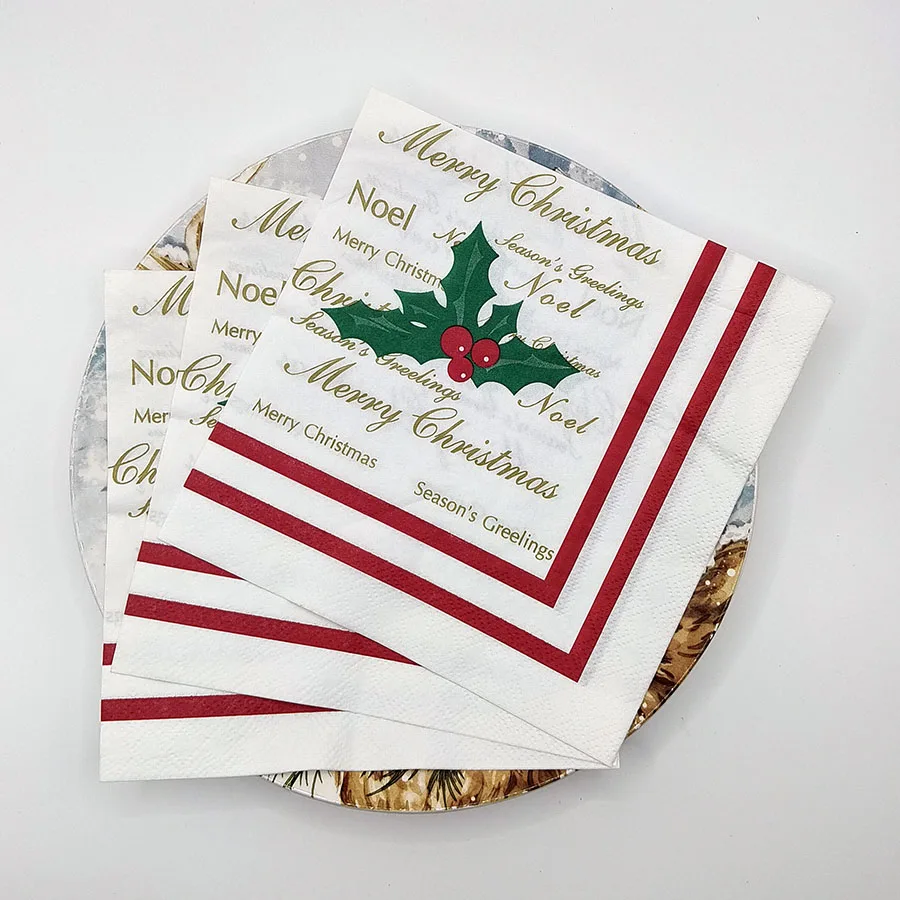 Рисунок 5 - Салфетки с Рождеством