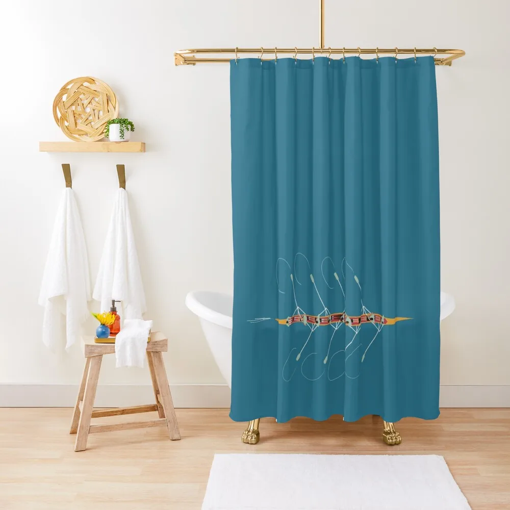 

Gone Rowing Shower Curtain Elegant Bathroom Shower Set Toilet Accessories Bathroom Shower Bathroom Curtain