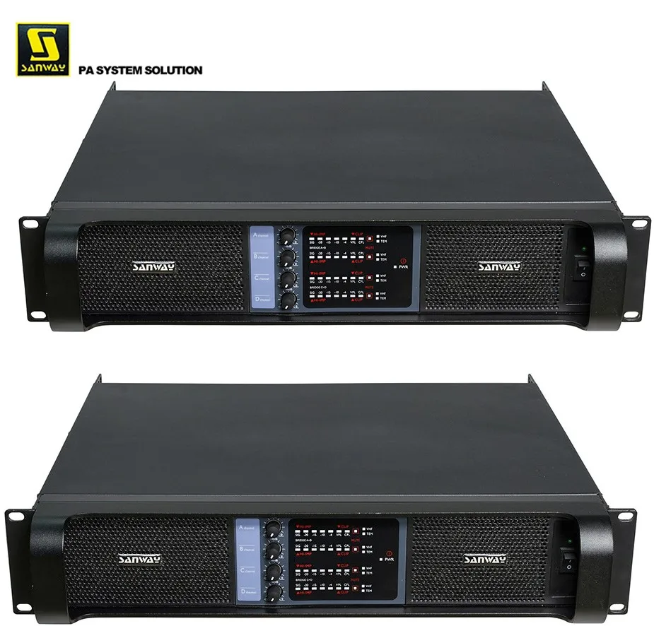 

SA-6KQ 4 Channel 8000W Class TD PA Amplifier for Sound System