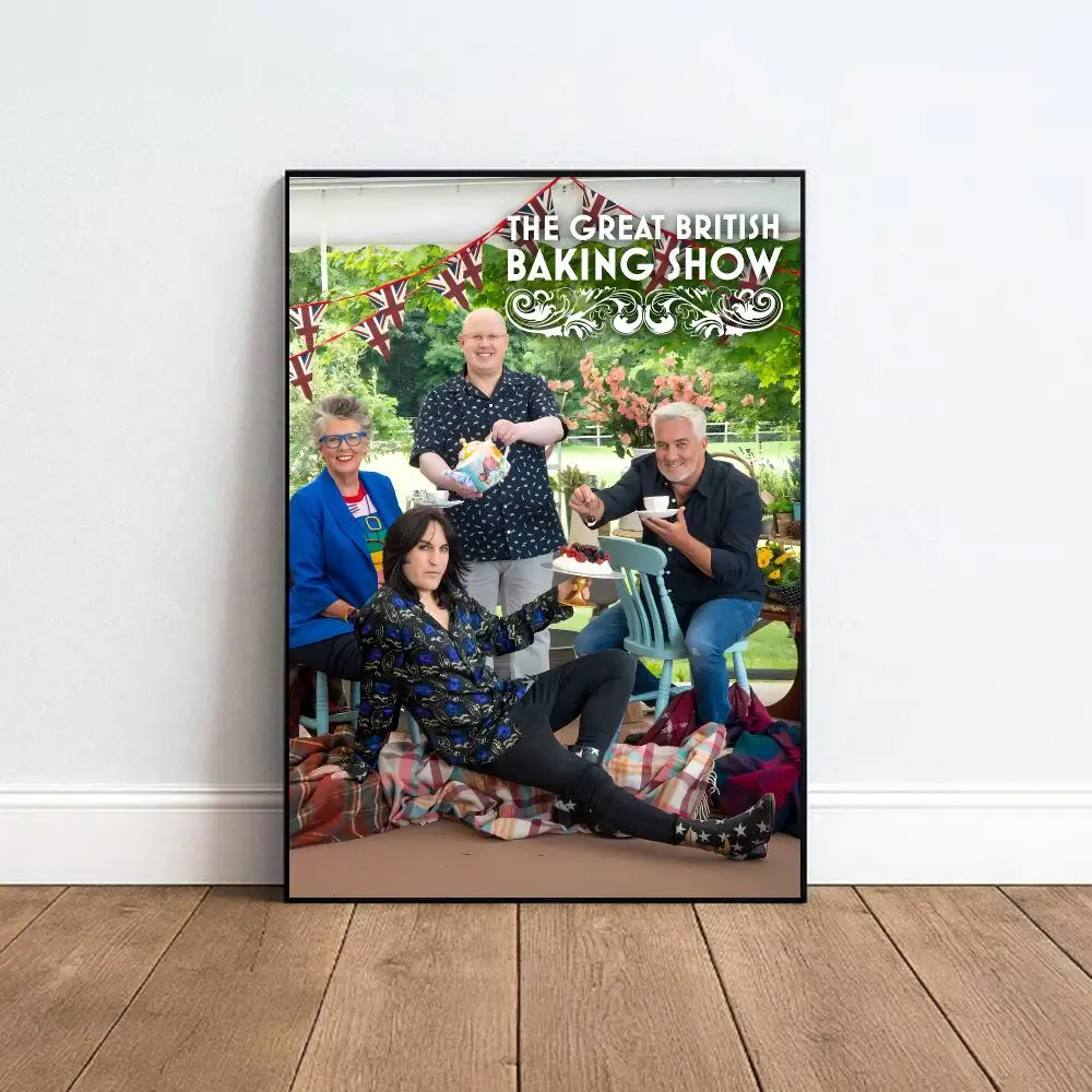 Baking Reality Show T-The Great British Bake Off Poster Indoor & Outdoor Wall Decor for Young Collectors