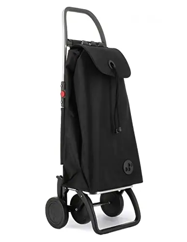 I-Max MF 4 Wheel Foldable Shopping Trolley - Black