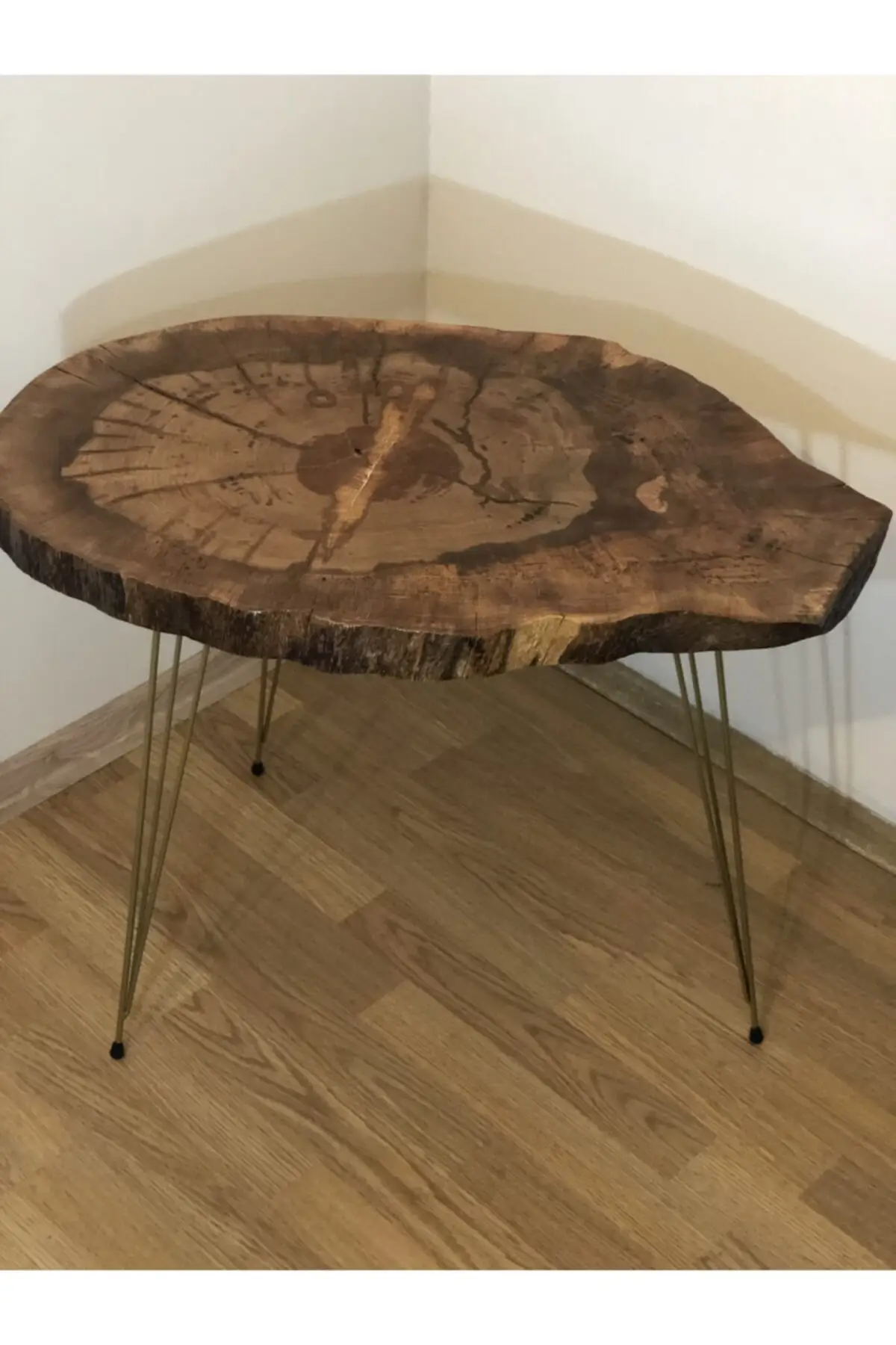 Yenş model kğtğk model Special Design Natural Oak Tree Medium Coffee Table