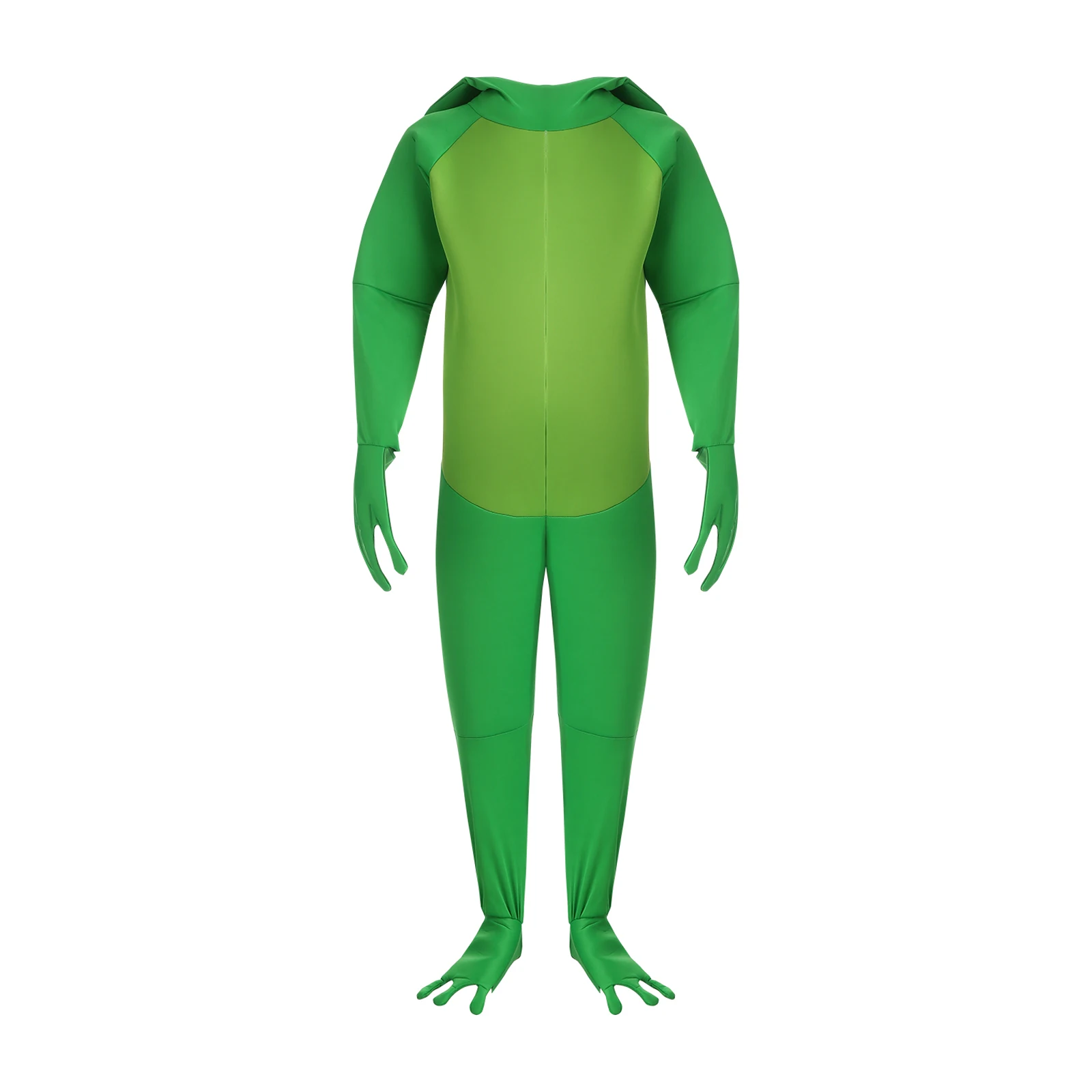 Mens Frog Fancy Dress Adult Animal Halloween Cosplay Costume Party Jumpsuit Outfit