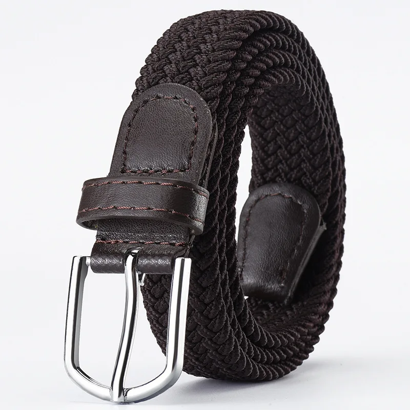 Modischer, elastischer, geflochtener Damengürtel im koreanischen Stil, robustes, geflochtenes Design, vielseitiger dekorativer Gürtel für Studenten, Unisex – Detail 11