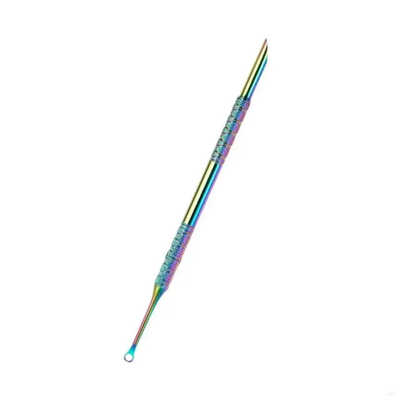 270A Pusente cutícula acero inoxidable, Pushers uñas Regalos eliminación cutículas doble finalización