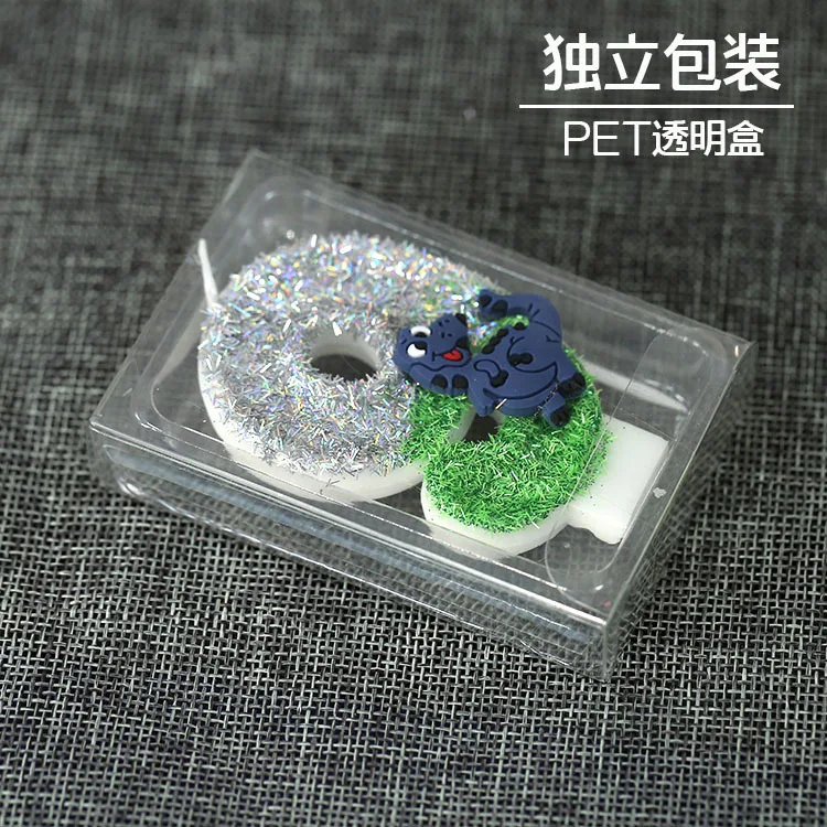 2025 vela digital criativa série dinossauro bolo de aniversário vela decorativa embalagem individual transfronteiriça venda quente