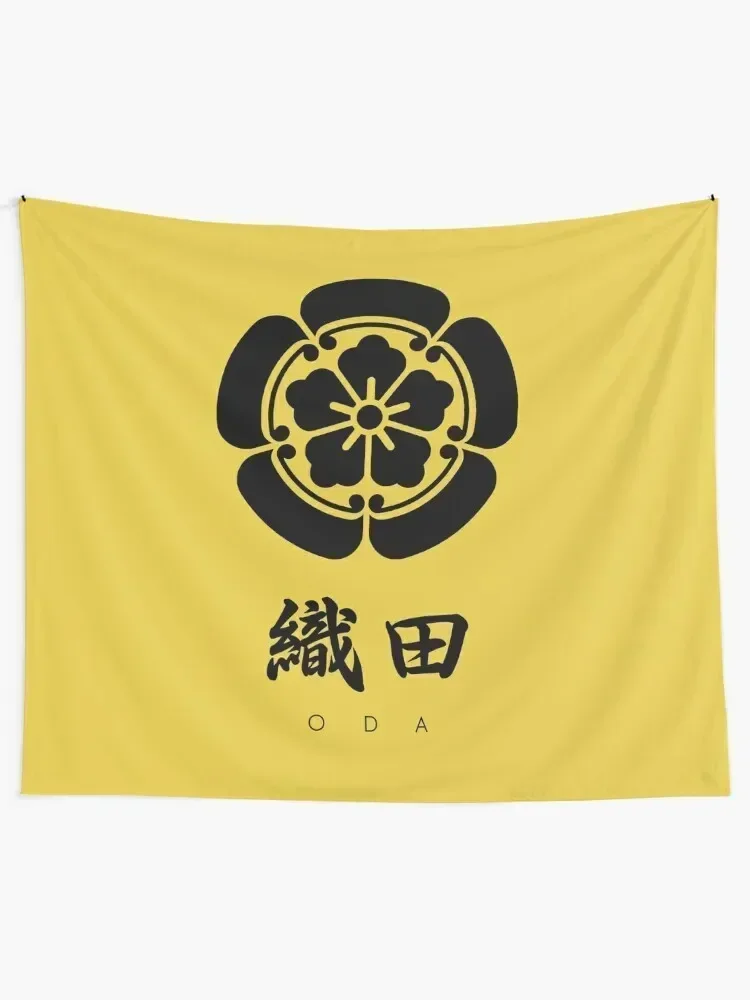 Oda Clan kamon with Clan Name Tapestry Wall Tapestries Decorative Paintings Tapestry