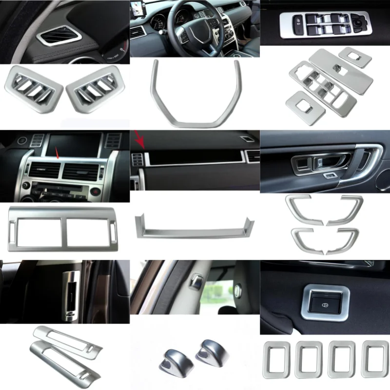 For Land Rover Discovery Sport L550 2015-2022 Accessories LHD AC Outlet Vent Seat Adjustment Switch Inner Handle Frame Interior