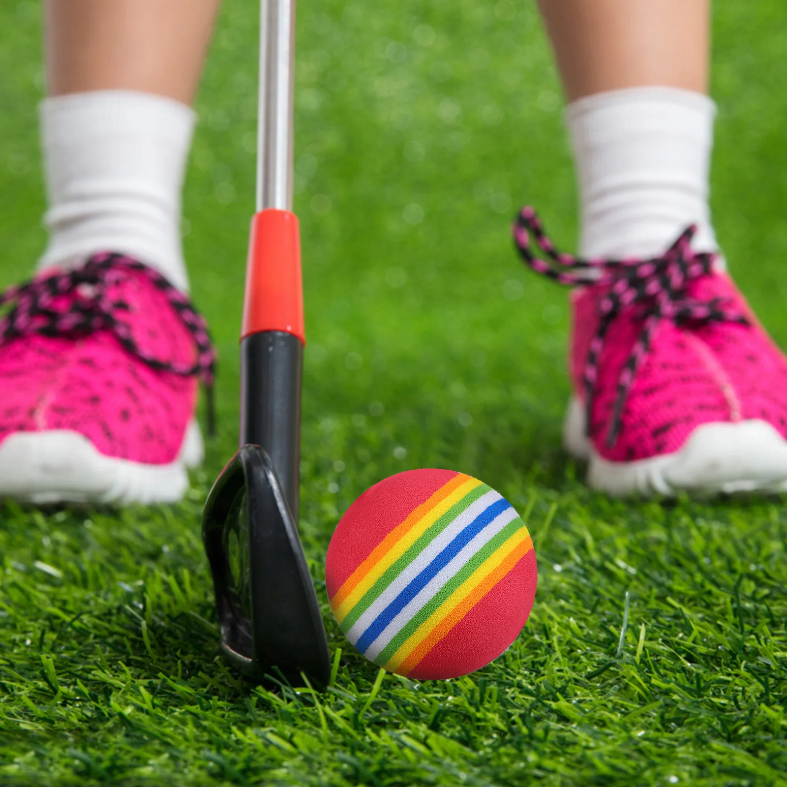 

26 Pcs Golf Balls Colorful EVA Training Ideal for Practice Golf Balls Colorful Home Cat Toys