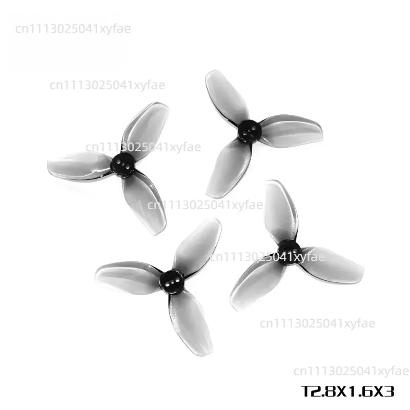 RC FPV Model Parts HQProp T2.8x1.6x3 3-Blade Grey Propellers 12CW+12CCW 1.55g 1.5mm Shaft
