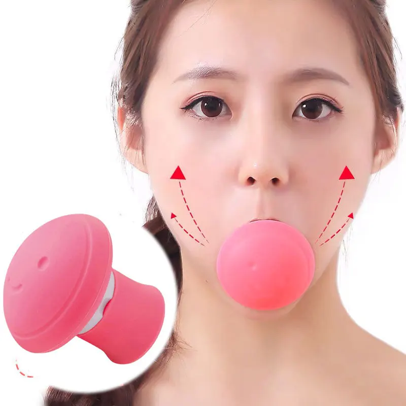 New Face Slimming Tool Face Lift Skin Firming V Shape Exerciser Instrument Cute Portable Anti Wrinkle Mouth Exercise Beauty Tool