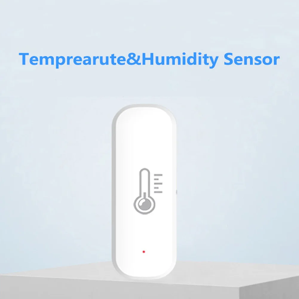 Tuya ZigBee/WiFi Temperature Humidity Sensor Detector Smart Home Thermometer Hygrometer APP Remote Monitor Via Smart Life Works