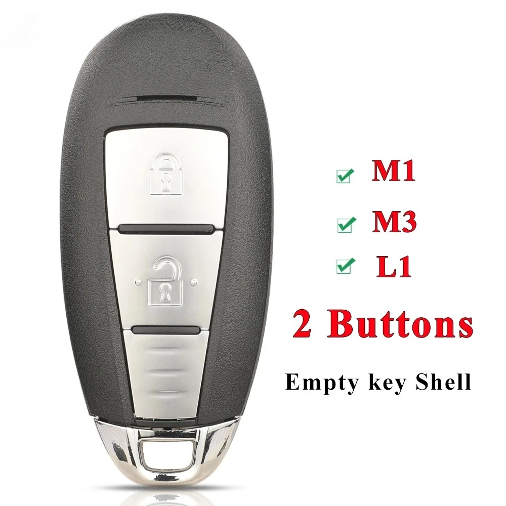 

2BT чехол для ключа смарт-карты для Suzuki Vitara Alivio S-CROSS SX4 Swift, сменный чехол для дистанционного аварийного ключа автомобиля L1 M1 M3