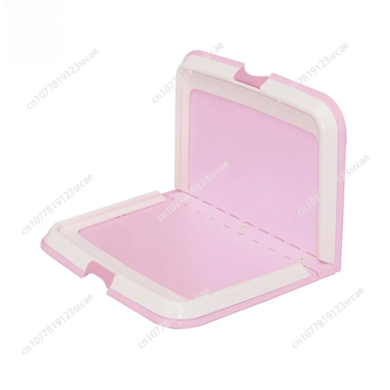 Dog Foldable Potty Tray Anti Splash Design Indoor Toilet Basin For Medium Large Breed Dogs
