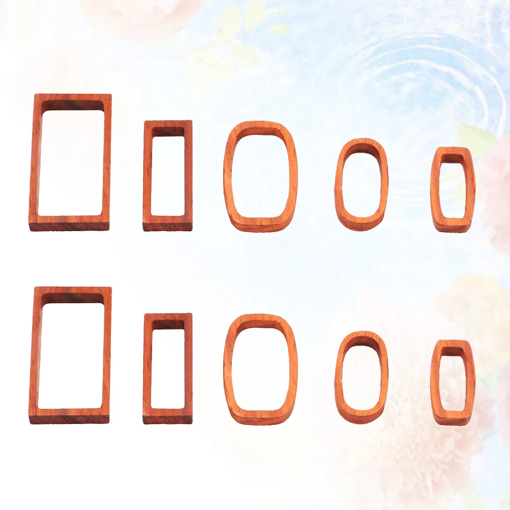 10 Pcs Sandalwood Microwavable Portable Bamboo Letter Opening Bottle Opener Jewellery Molds