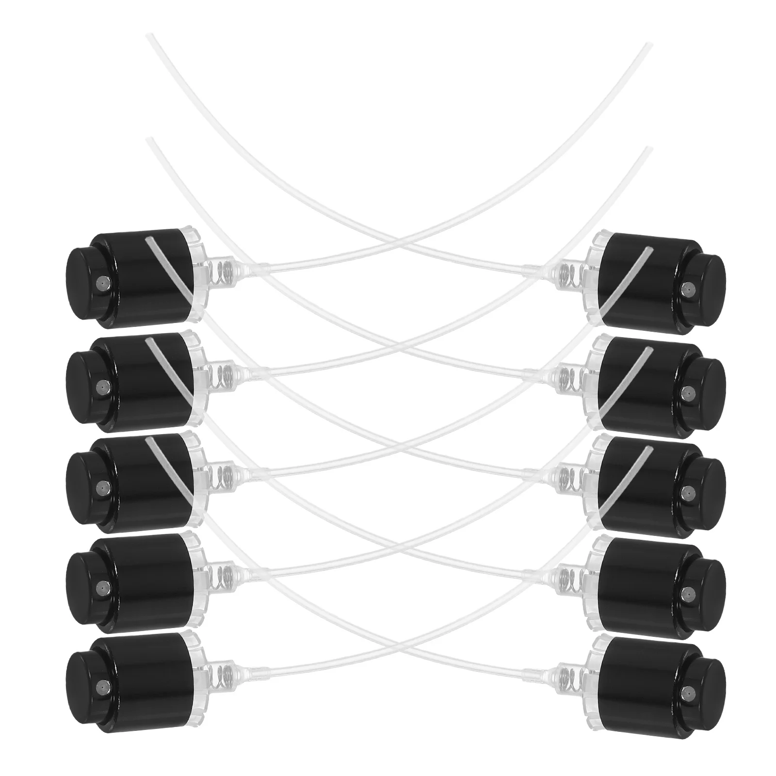 10 قطعة زجاجة عطر البخاخ العلوي استبدال غرامة مضخة الضباب رئيس رذاذ فوهة DIY بها بنفسك زجاجة عطر رذاذ الملء الملحقات