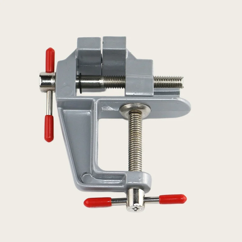 Portable Aluminum Mini Table Clamp Screw Bench Vice Multi-use Jeweler Hobby DIY Mold Craft Repair Tool image 4
