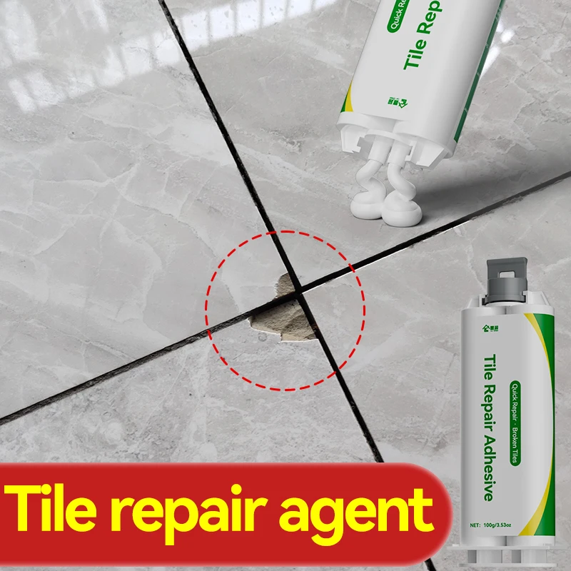 

100g Ceramic Tile Ceramic Glaze Repair Paste Household Ultra-Power Bathtub Fragment Bathtub Fragment Tile Repair Paste Adhesive