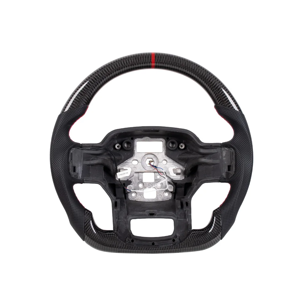 Customized Car Steering Wheel for Ford Ranger Everest 2015-Now Carbon Fiber Steering Wheel