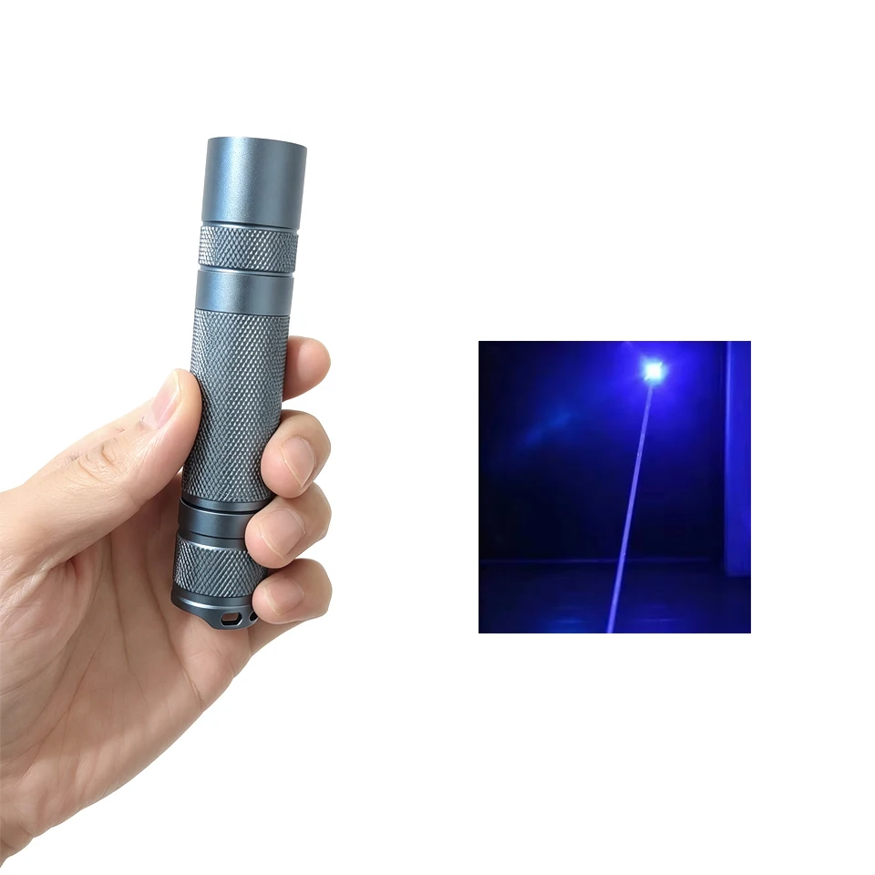 455nm Dot Blue Laser Module Burning Astronomy Woodwork Engraving Flashlight 455T-5000