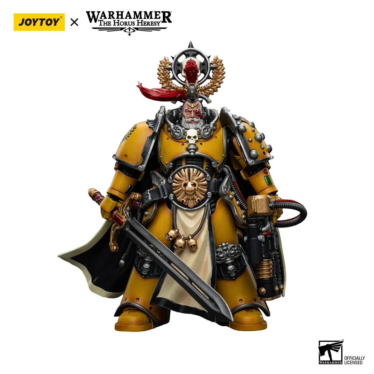

JOYTOY Warhammer 40K 1/18 Action Figure Imperial Fists Legion Praetor with Power Sword Anime Action Figure Model Toys In Stock