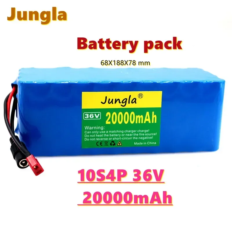 

Original 36V 10S4P 20Ah 500W high power capacity 42V 18650 lithium battery pack 20000mAh electric bicycle bicycle scooter BMS