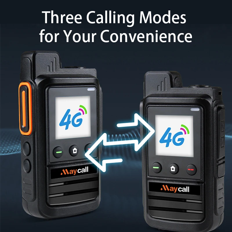 Poc Radio 4g Lte Two-Way Radio Walkie-Talkie Portable Intercom Android Gsm Red Telefono Movil Bidireccional