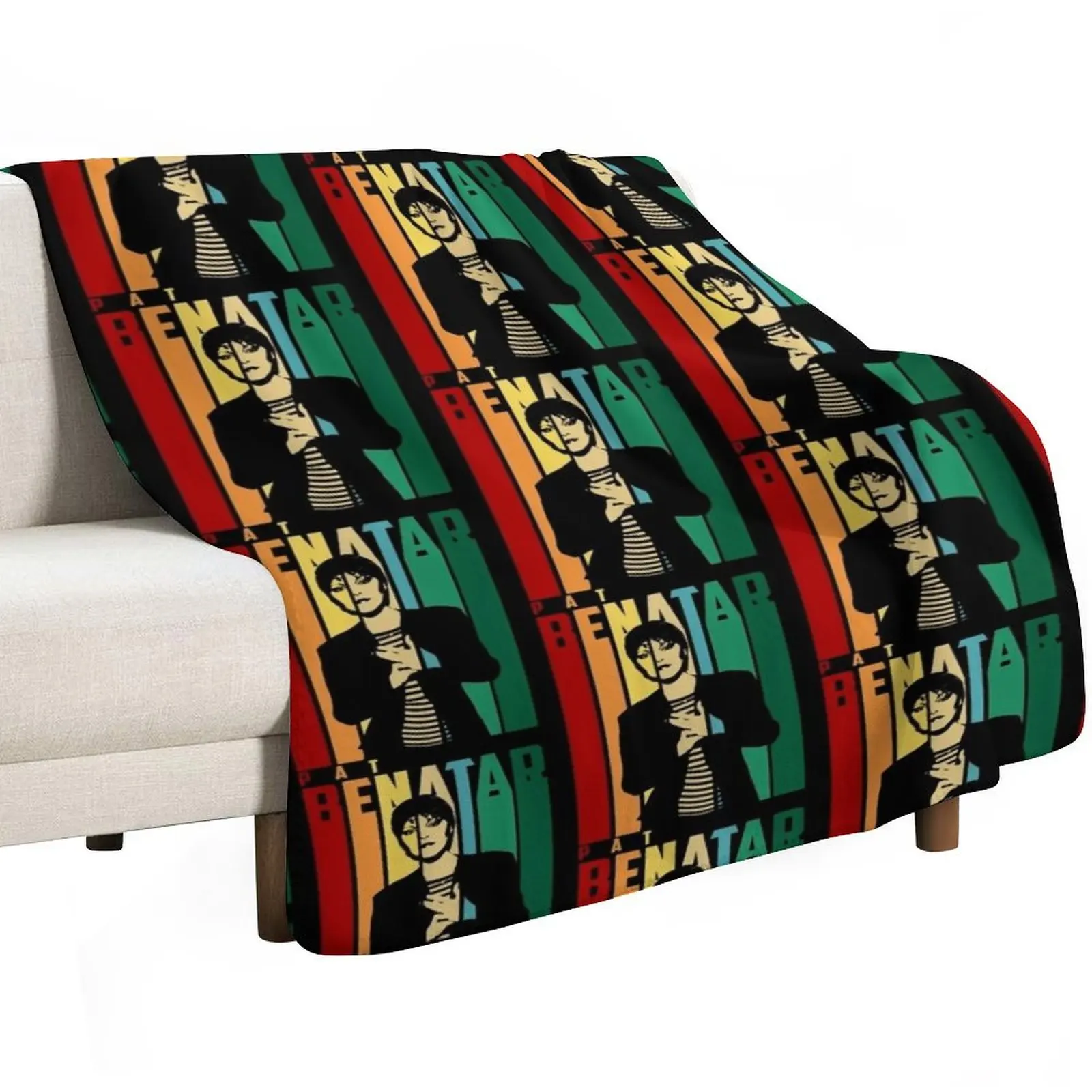 Pat Benatar Throw Blanket Stylish Decor Blanket Gift for Friends Roommate