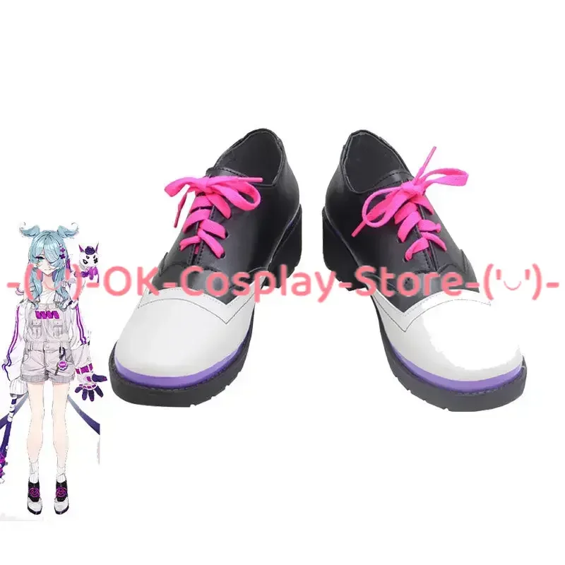 Elira Pendora Cosplay Shoes Halloween Carnival Boots VTuber Cosplay Prop PU Leather Shoes Custom Made