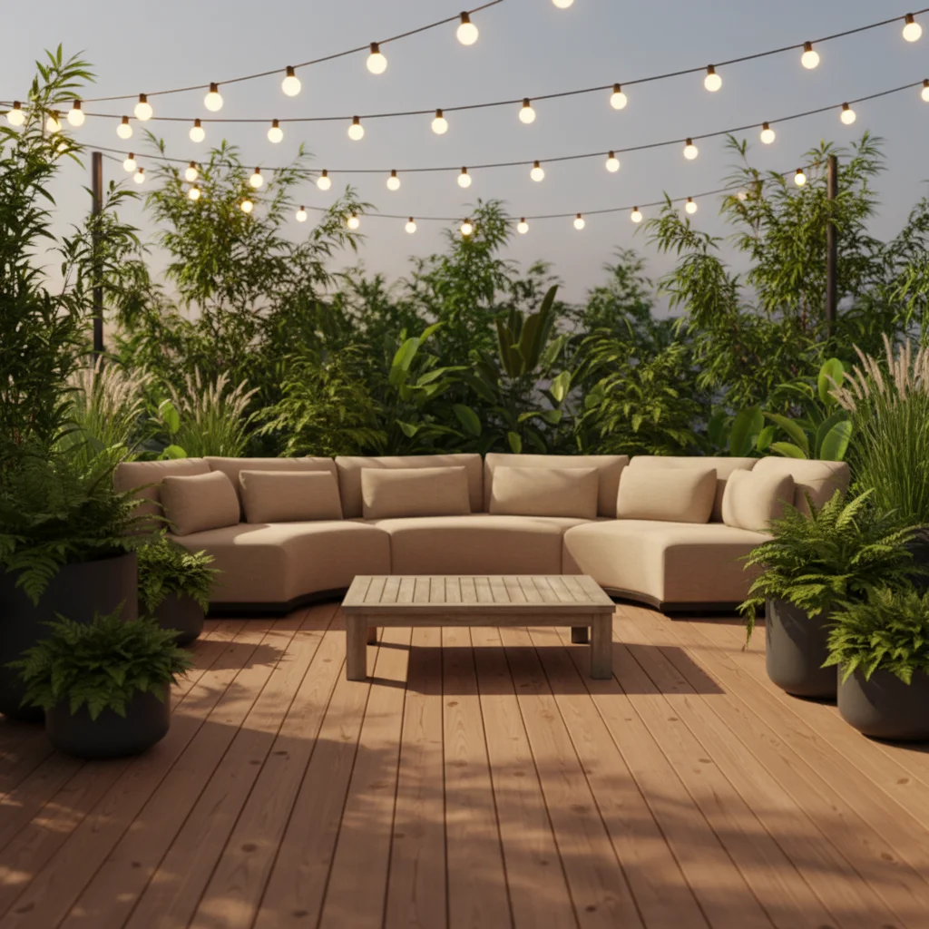 # Outdoor Luxurious Patio Outdoor Garden Deep Seat Aluminum Sectional Round Sofa Set