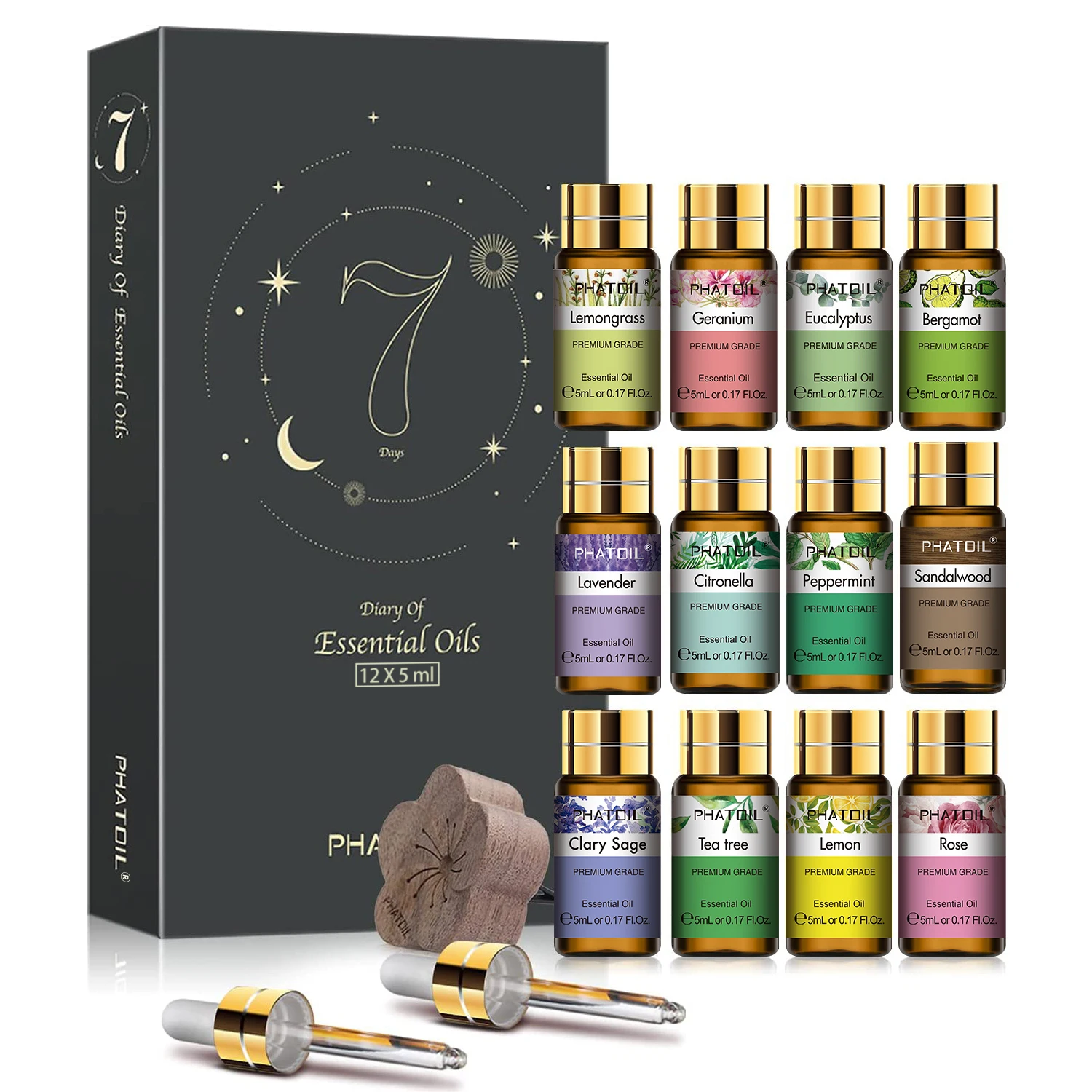 Soap Making Kit Amazon - PHATOIL 12PCS x 5ml Essential Oil