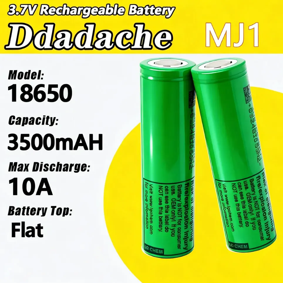 Batterie MJ1 18650 3500mAh 3,7V mit Dauerentladung …