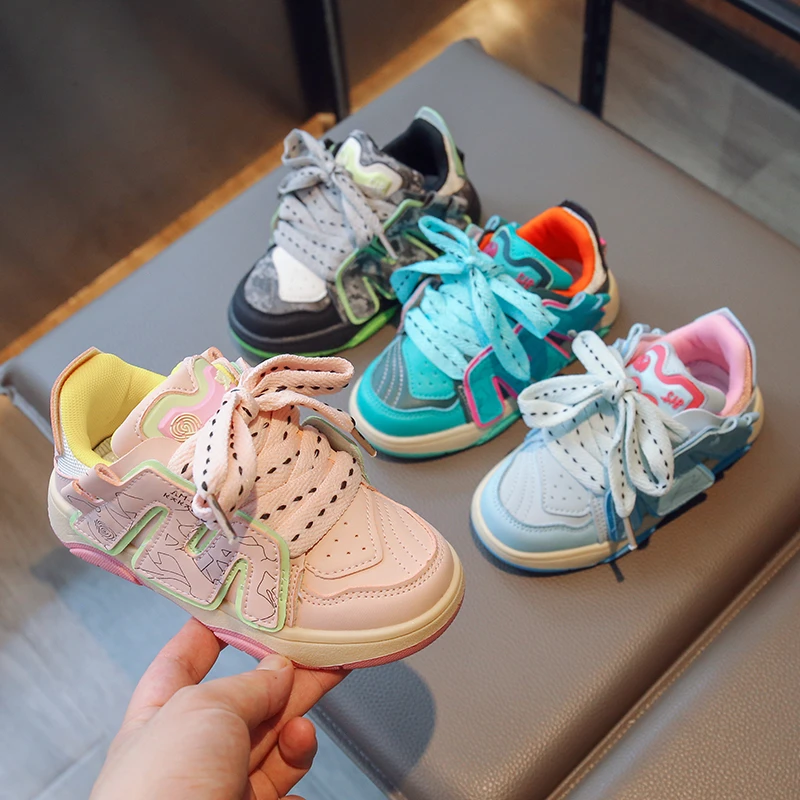 

Children Tennis Sneakers for Girl Sneakers Girls Boys Sports Shoes Kids Shoes Casual Summer Leather Child Sneaker Shoes