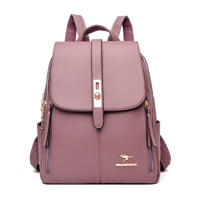 2024 New Women Backpack Simple fashion women's large capacity Casual Bags