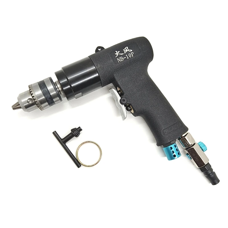 

Air Drill Set Air Screwdriver Ergonomic Design Self Locking Chuck, Noise Dampening Technology Professional