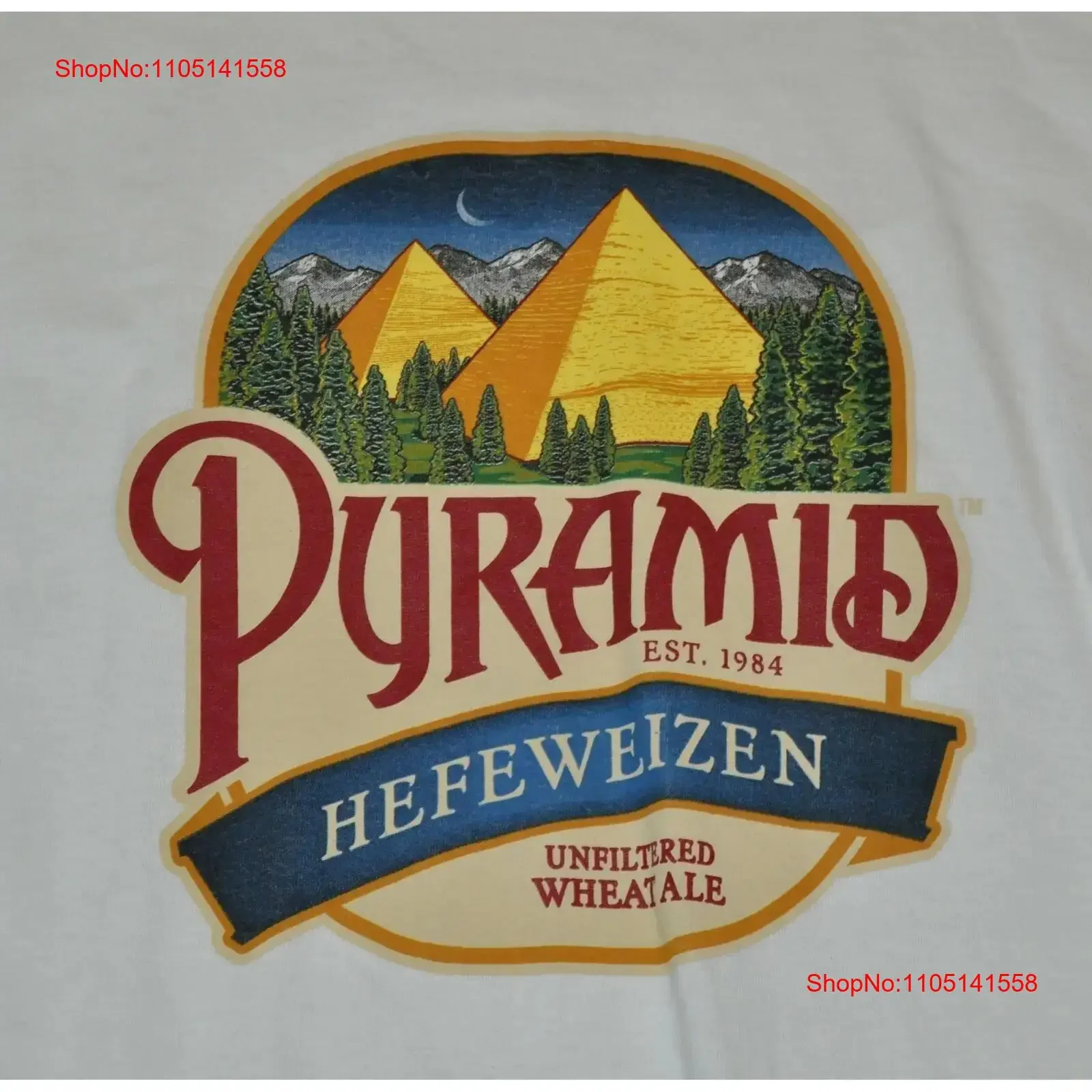 t shirt medium pyramid brewing seattle portland beer 20 inches pit to vintage Washed Comfortable Soft designer clothes