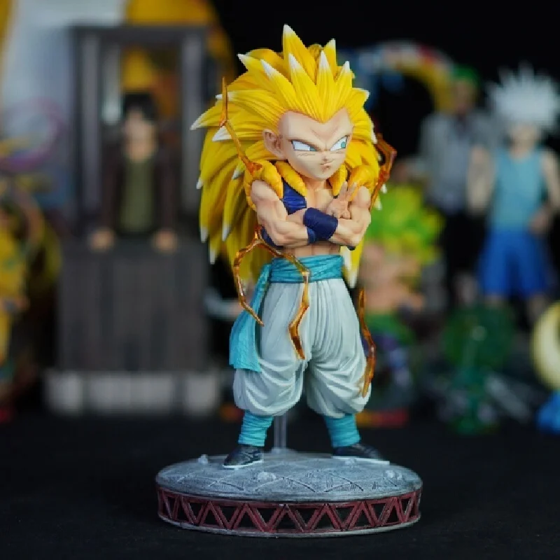 

Новая фигурка Dragon Ball Z Gotenks Super Saiyan 3 Gotenks, экшн-фигурки, 25 см, статуя из ПВХ, коллекция моделей, игрушки для детей, подарки