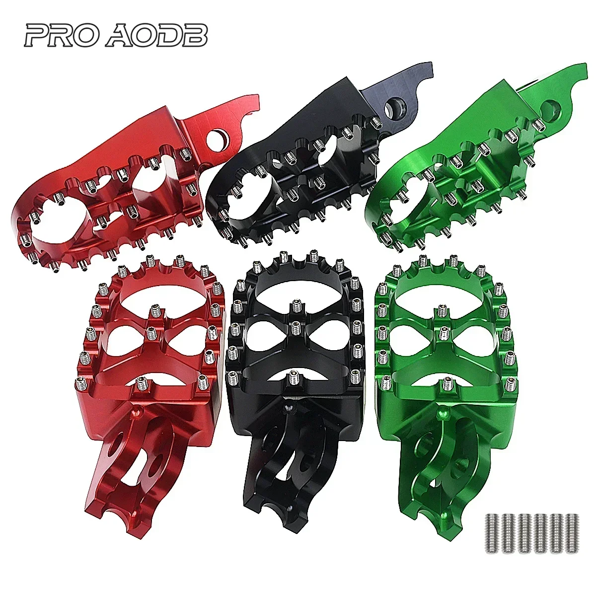 Motorcycle CNC Foot Pegs Footpeg Pedals FootRest For Kawasaki KX112 KLX140 KLX140L KLX140G KX65 KX80 kX85 KX100 1998-2022 2023
