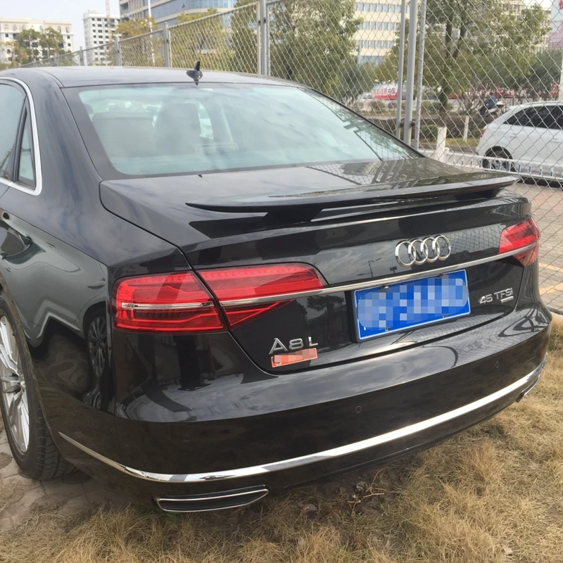 Spoiler Rear Wing For Audi A8 A6 A4 A3 Light High Quality  Material    bon Fiber Look