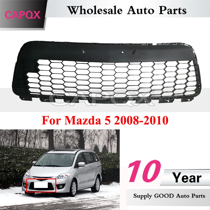 

Решетка радиатора CAPQX для переднего бампера автомобиля, решетка радиатора для Mazda 5 2008-2010, гоночные решетки