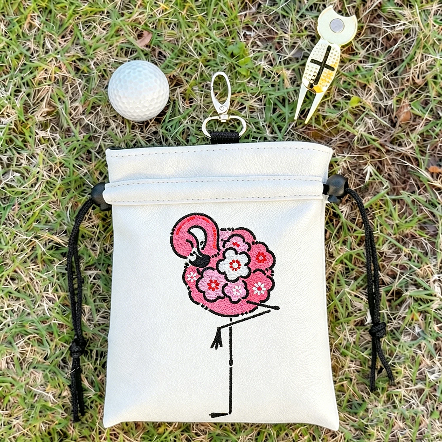 حقيبة صغيرة برباط للجولف، مزين - مراجعة Embroidery Bag وسعره