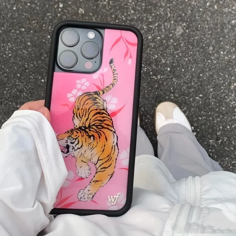 

Wildflower Cute Tiger Blossom Phone Case for iPhone 17 16 15 14 13 12 Pro Max Plus fashion Pink Cover﻿﻿﻿﻿﻿﻿﻿﻿﻿﻿﻿﻿﻿﻿﻿﻿﻿﻿﻿﻿﻿﻿﻿﻿﻿