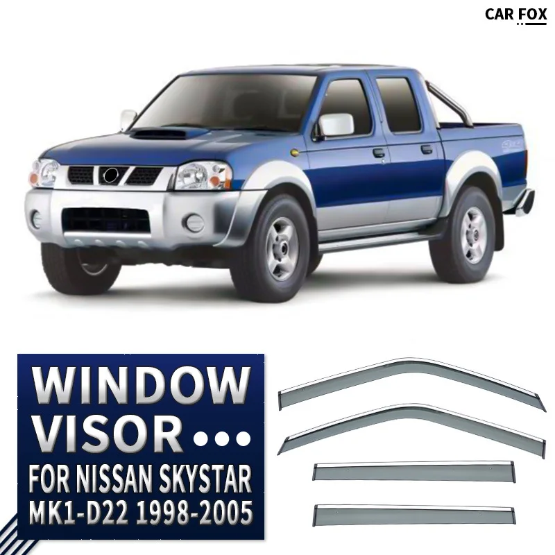 

For Nissan Skystar 1998-2005 Car Window Visor Awning Shelters Windshield Side Window Rain Sun Shade Auto Accessories Car Styling