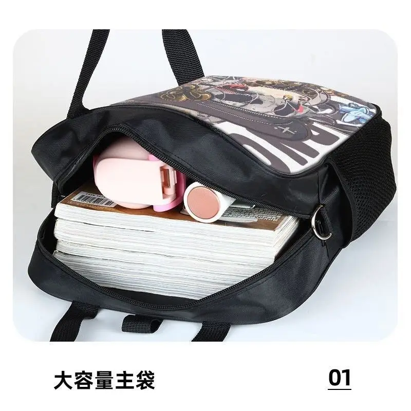 Mingchao Multifunctional Portable Handbag Book For Primary And Secondary School Students Tutoring Class Crossbody Bag Ani